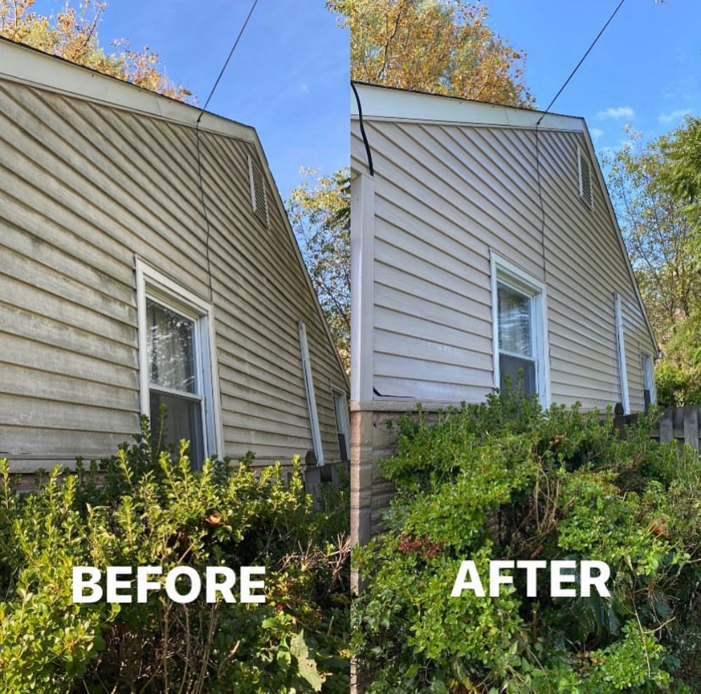 House Washing and Surface Cleaning A Brick Staircase in North Brunswick, NJ